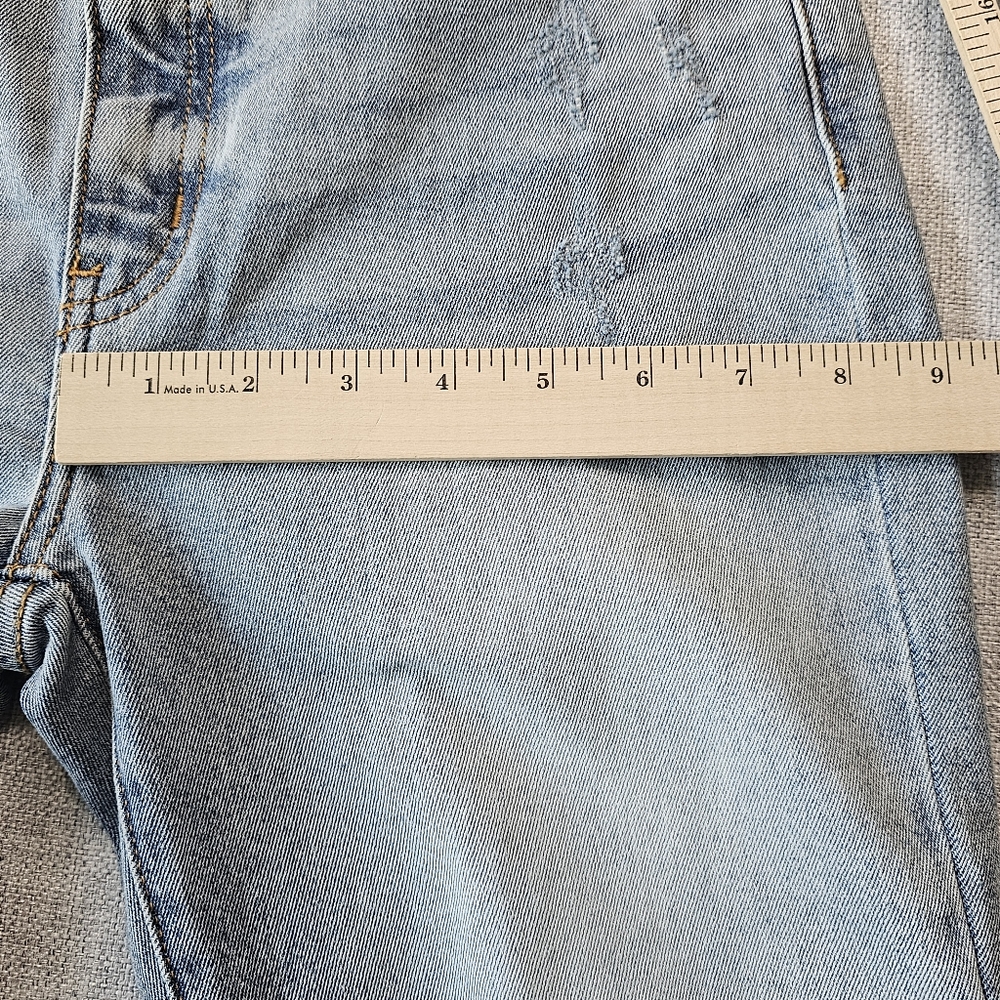 KanCan Straight Fit Jeans Size 28 Waist Raw Hem NWT - Picture 11 of 15